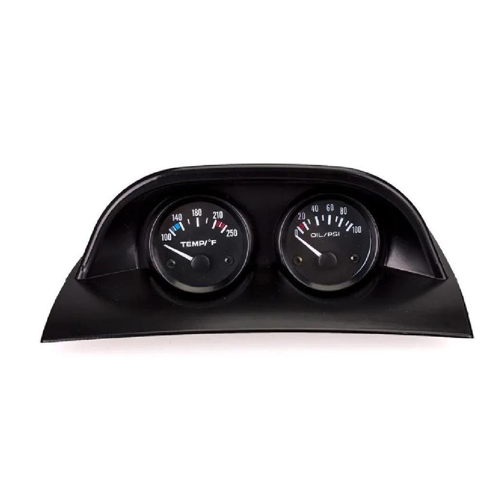52mm Car Modification Parts Bracket Black And Carbon Fiber Meter Rack Car Gauge Holder for 2-Inch Double Holes