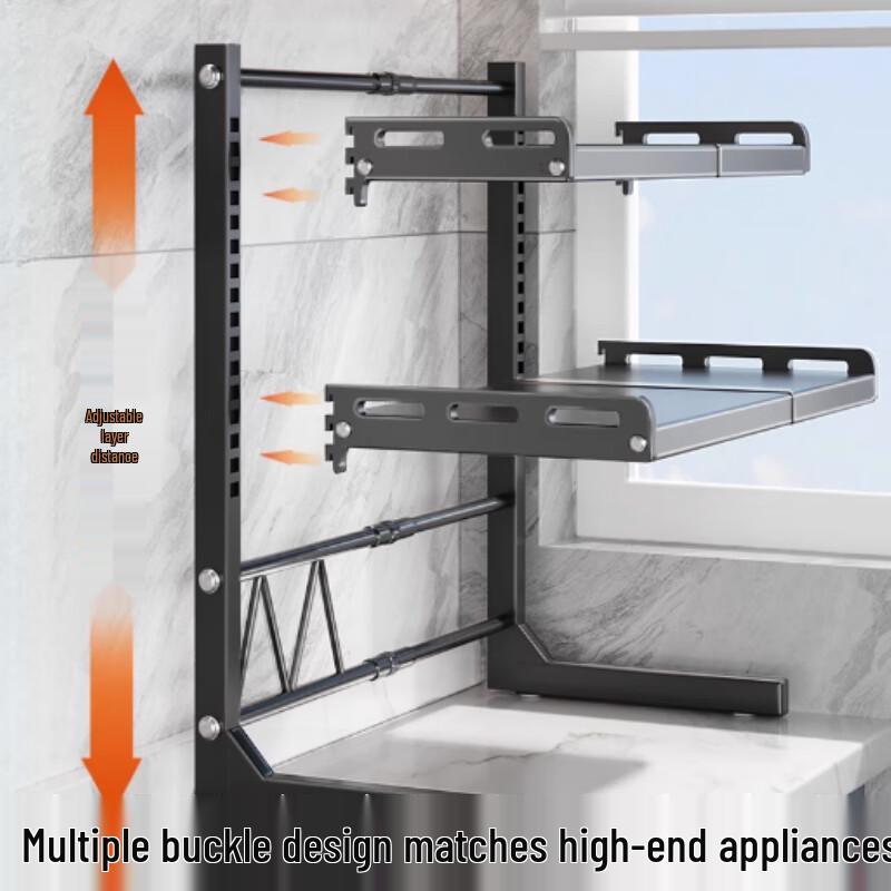 Extendable Kitchen Countertop Storage Shelf