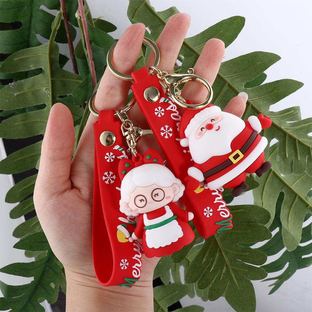 Tree Pendant Mobile Phone Hanging Ornament Christmas Keychain Car Key Ring Key Chain Bag Charm