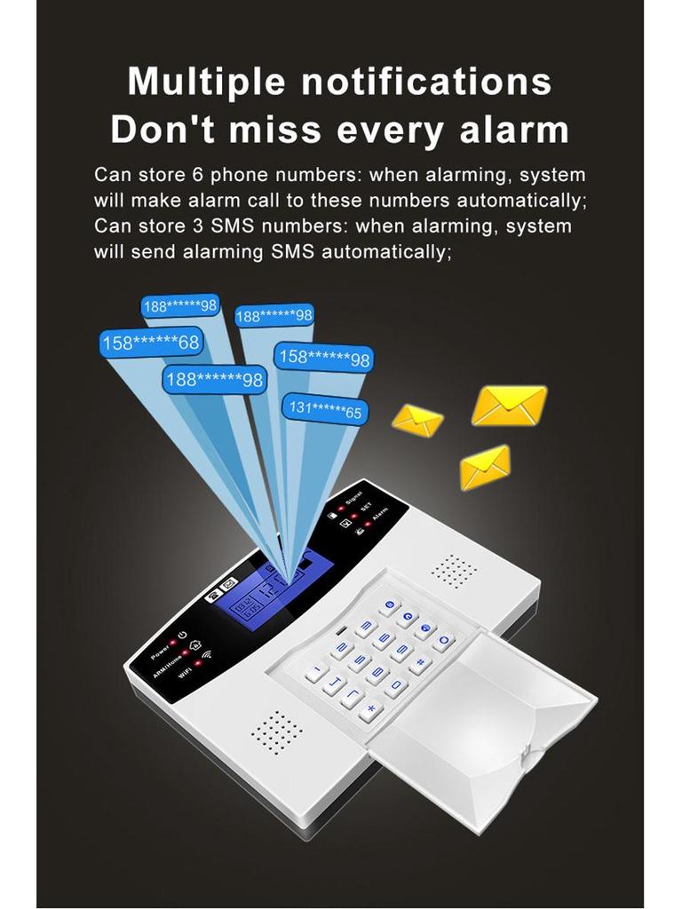 Graffiti Smart 4G+WiFi Diebstahlsicherheitsalarmsystem