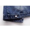 Women Denim Vest Pearls Spring Autumn Jeans Jacket Sleeveless Loose Short Coat Waistcoats Streetwear Female