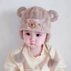 0-6M Baby Hat Autumn and Winter Six-month Baby Hat Plush Winter Male Treasure Cute Super Cute Winter Princess Ear Protection