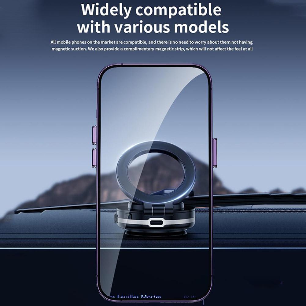 Car Phone Holder Magnetic Cell Phone Holder Suction Cup Cell Phone Car Mount for iPhone Smartphone