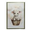 Sheep On a Cloud Walk Sheep On a Cloud Walk, 50X70 Cm, Unframed, Premium Canvas On Stretcher