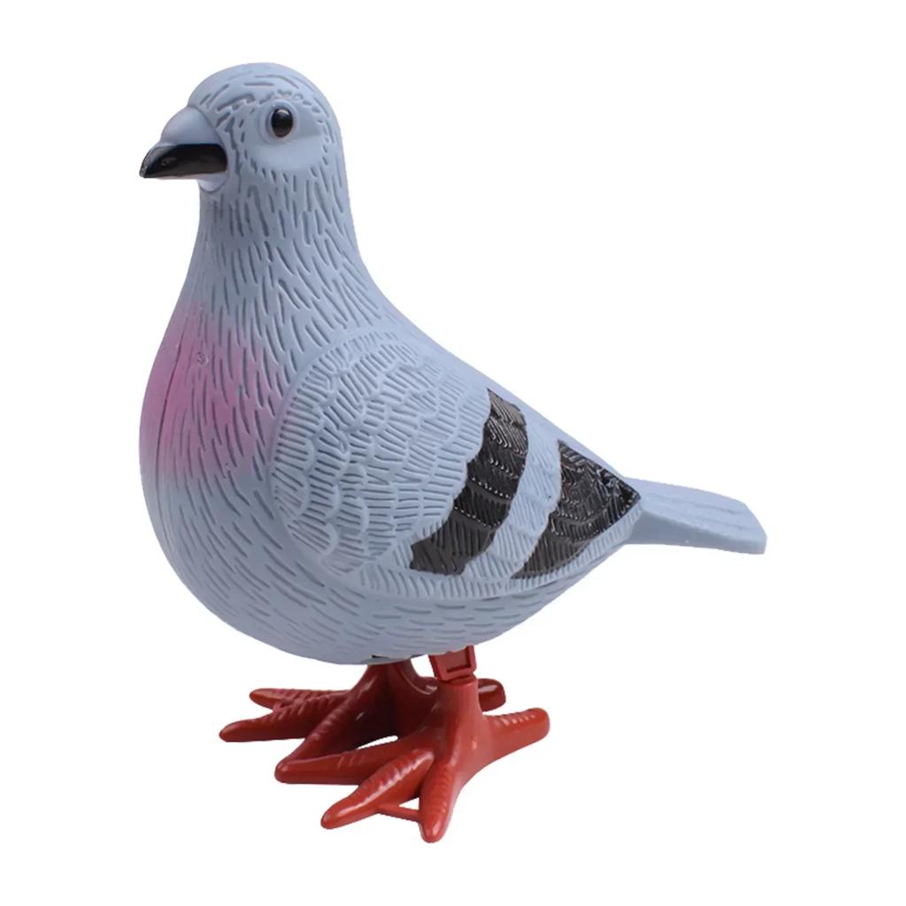 Cute Jumping Pigeon Clockwork Toy Funny Simulation Animal Pigeon Model Kids Educational Toys for Event Gift Party Favors