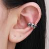 Retro Gothic Skull & Spider Ear Bone Clip - No Piercing Needed