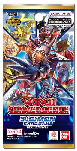Bandai Digimon Card Game Booster Pack WORLD CONVERGENCE [BT-21] (BOX) 24 Packs