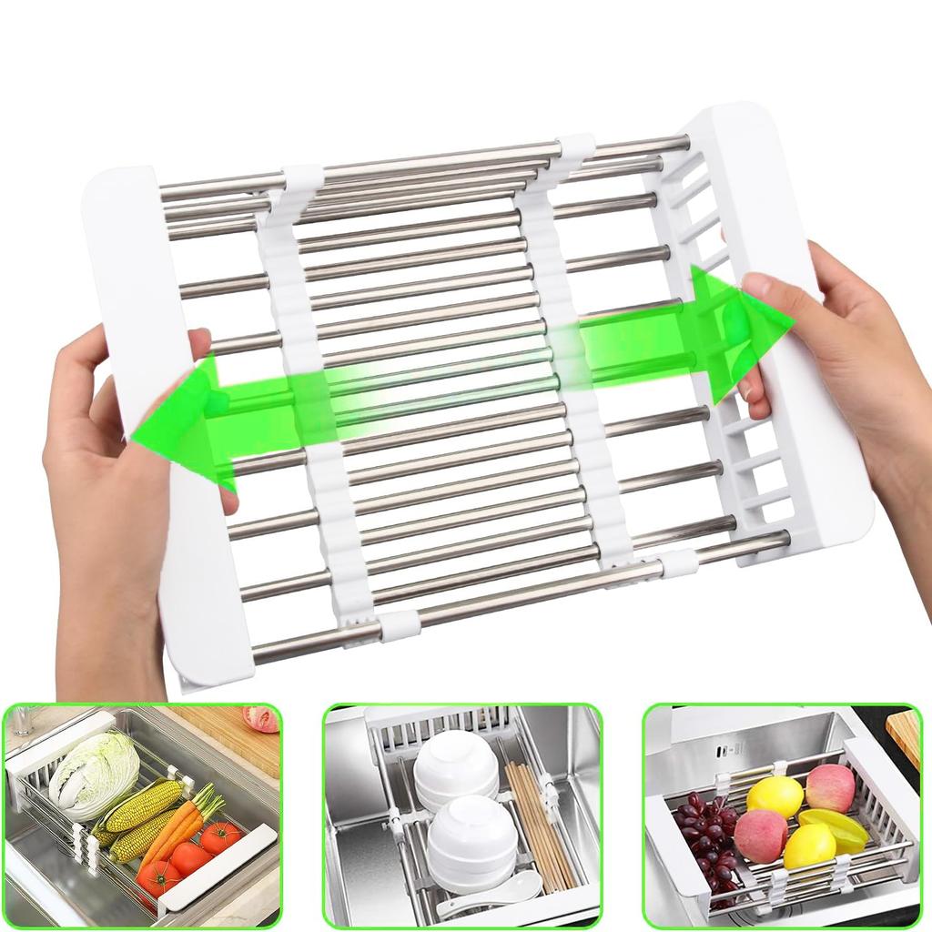 Ordos White Vegetable Drainer For The Sink