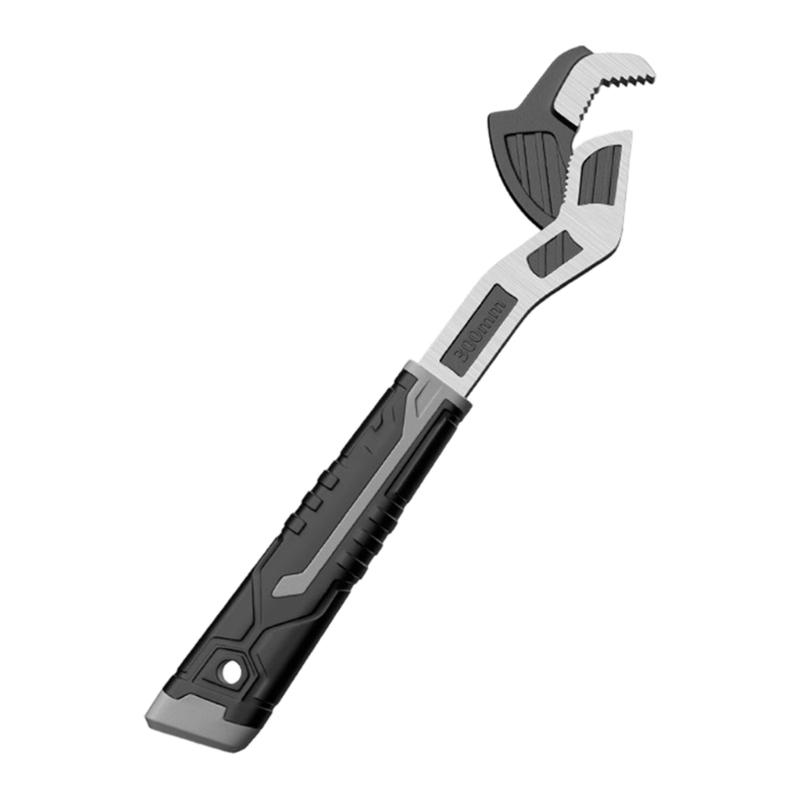 Adjustable Wrench Professional Shifters Spanner Wide Jaw Tool with Wide Calibers Opening for Household