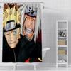 Hot Japan Anime N-NarutoS Shower Curtain Waterproof Polyester Fabric Paint Bath Curtains Home Bathroom Decor Curtain With Hook