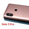 Original Back Cover For Xiaomi Redmi Note 4X Note 5 Note 6 Pro Back Door Rear Housing Cover With Volume Side Button Key