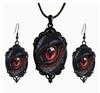 Dark Gothic Necklace and Earring Set
