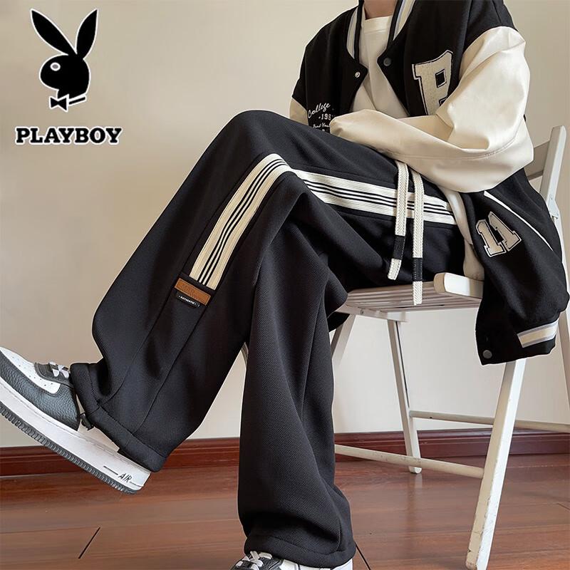 PLAYBOY Men's Straight-Leg Casual Pants