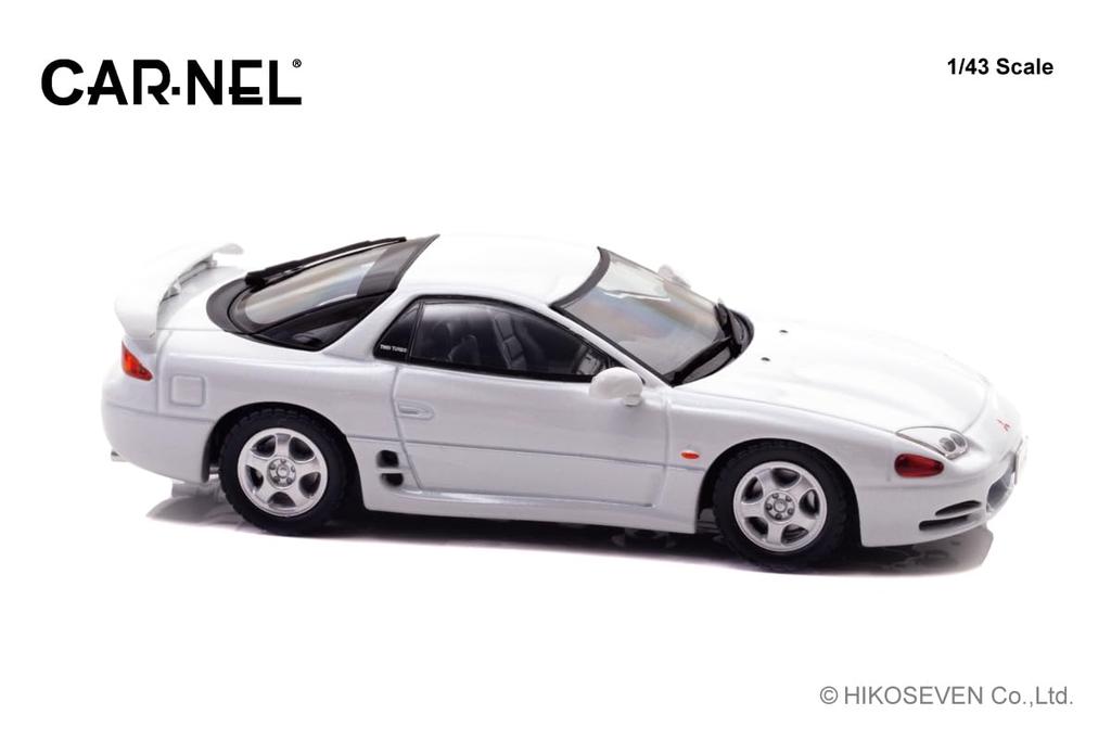 CARNEL Scale Mitsubishi GTO Twin Turbo 1993 Galaxy White Finished Model CN439303 1/43 (Z16A)
