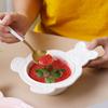Creative Personality Bear Shape Plate Dessert Plate Salad Bowl Ceramic Tableware Kitchenware