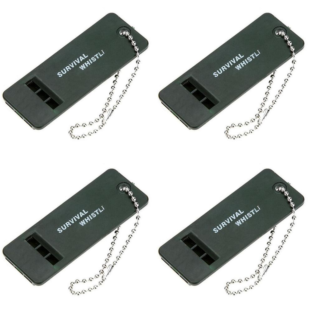 Notfall-Überlebenspfeife Hohe Dezibel Sicherheits-Mehrtonpfeife Rettungssignal Werkzeug für Camping Bergsteigen