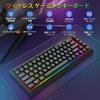 Redragon Wireless Keyboard and Mouse Set, 60% English Layout, Quiet, 3-Mode Connection, BT2.4GUSB-C Wired, Rechargeable, Membrane, 16.8 Million RGB