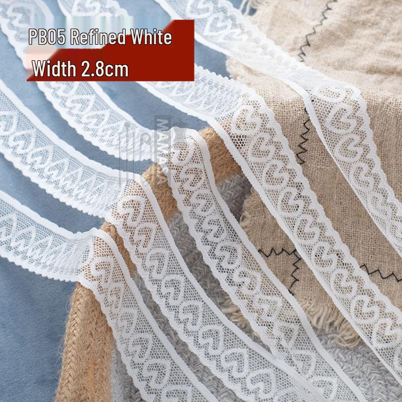 

Elastic Lace Trim for DIY Clothing & Accessories - Lingerie, Wedding Dresses, Headwear