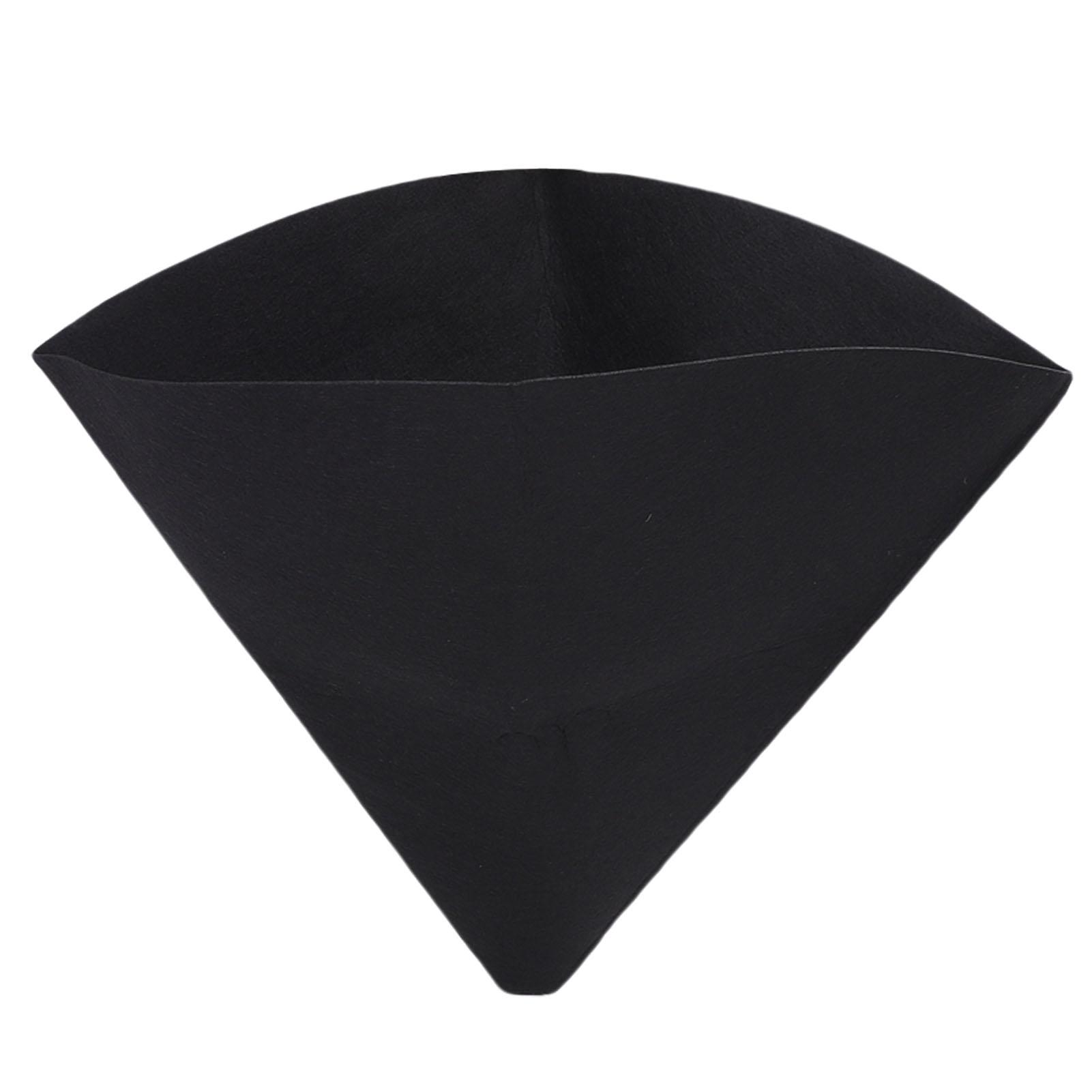 

3 шт. Фетровые вкладыши для кашпо Черные Дышащие Конусообразные Вкладыши для Подвесных Корзин для Цветов для Двора Сада Балкона Веранды