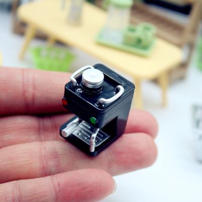 Plastic 1:12 Miniature Dollhouse Coffee Maker DIY Gift Doll House Accessories Girls