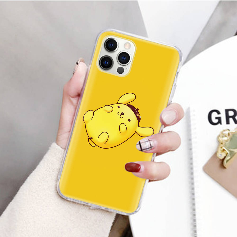 

JZ5 Pompom Purin Прозрачный чехол для Samsung A04 A14 A23 M33 M53 Realme 10 9 C35 C55 VIVO Y02 X80 Infinix Hot 30 Note 11 Tecno Spark 8P Pro VIVO Y02s эбеновый
