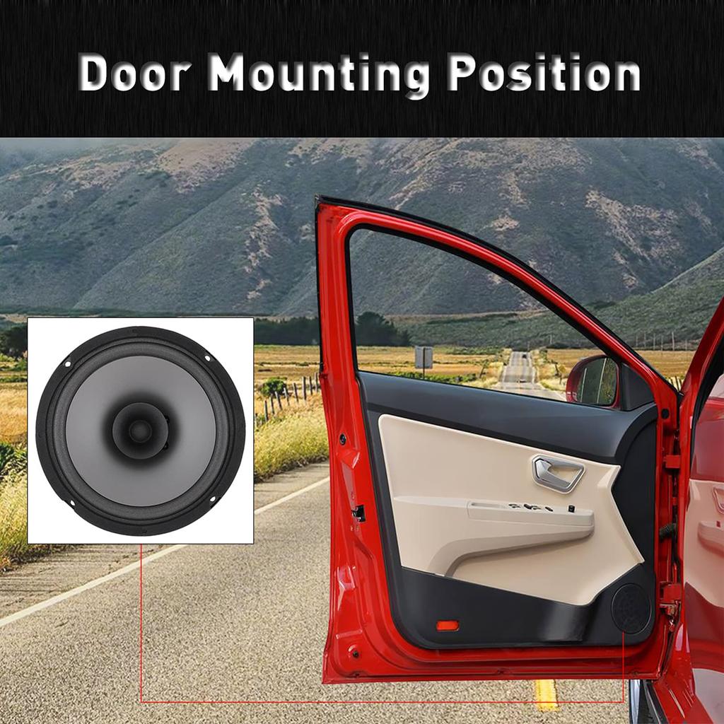 Ηχείο αυτοκινήτου GoolRC 1 τεμάχιο 6 ιντσών 500W αυτοκινήτου HiFi ομοαξονικό ηχείο πόρτας οχήματος Auto Audio Music Stereo ηχείο πλήρους φάσματος συχνοτήτων