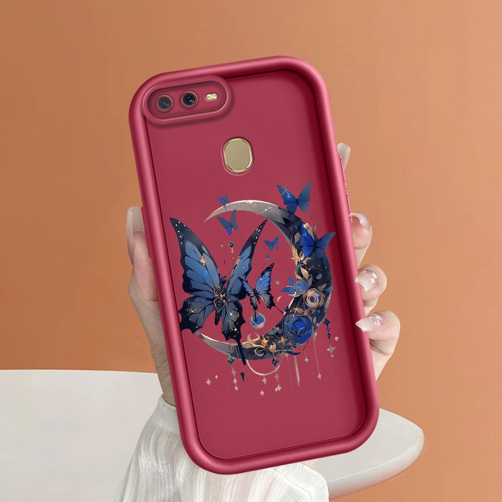 Soft Silicone Square Ladders Cartoon Pattern Full Cover Camera Protection Shockproof Case for OPPO Reno Realme OnePlus