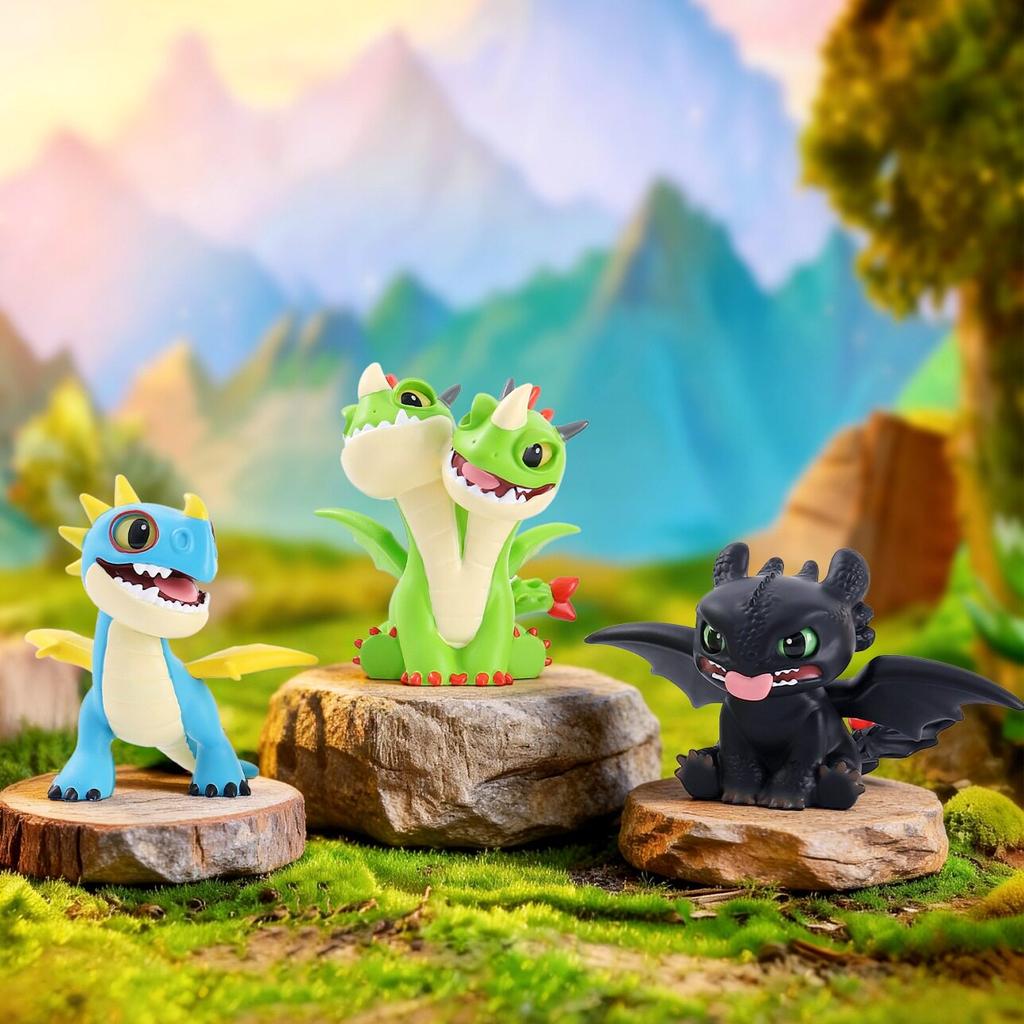 New 2026 Toothless Kid Blind Box Anime Movie Peripheral Action Figures Boys Birthday Gift Desktop Ornaments Hidden Style Gift