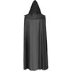 Floor Length Halloween Cosplays Costume Cape Wizard Witch Mantle Outfit Fancy Dress Up Gown Party Dress Cloak for Adults