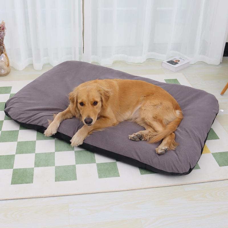 Four Seasons Washable Non-Slip Pet Bed - Thick, Elastic Mat for Dogs & Cats
