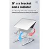 N8 Portable Foldable Adjustable Aluminum Alloy Laptop Stand Universal Anti-Slip Computer Stand