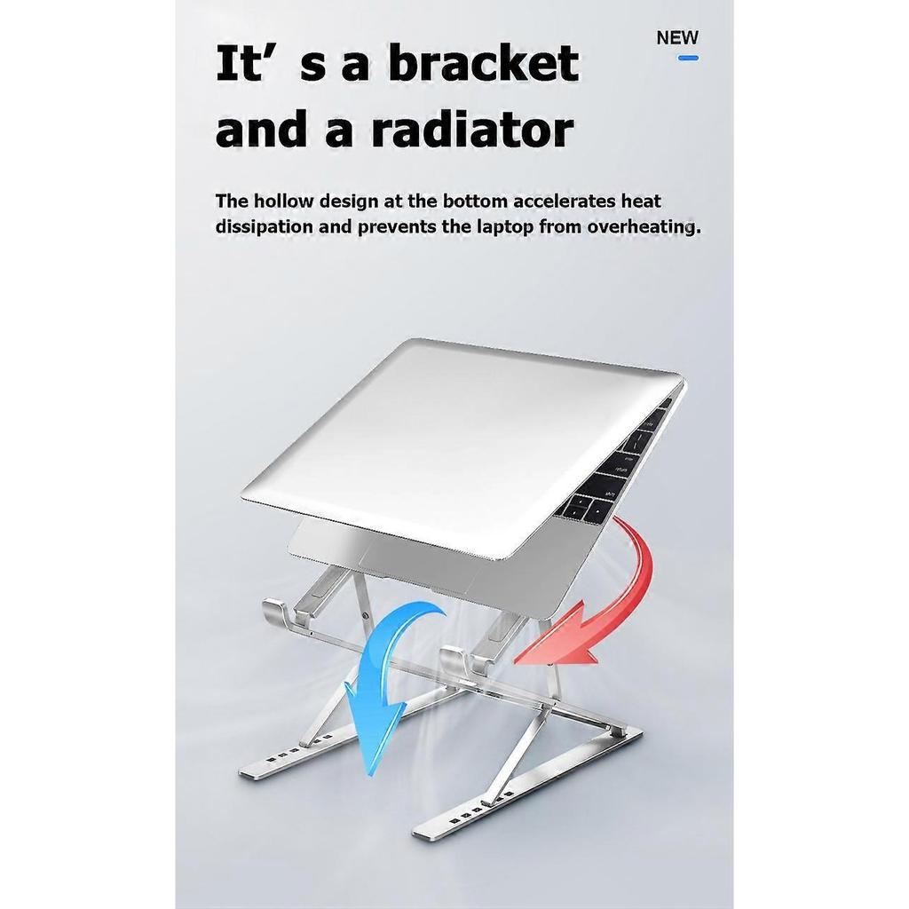 N8 Portable Foldable Adjustable Aluminum Alloy Laptop Stand Universal Anti-Slip Computer Stand