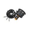 Qun Xi 64MM 12-Blade RC Ducted Fan Reverse Propeller with Brushless Motor for Fixed-Wing Models