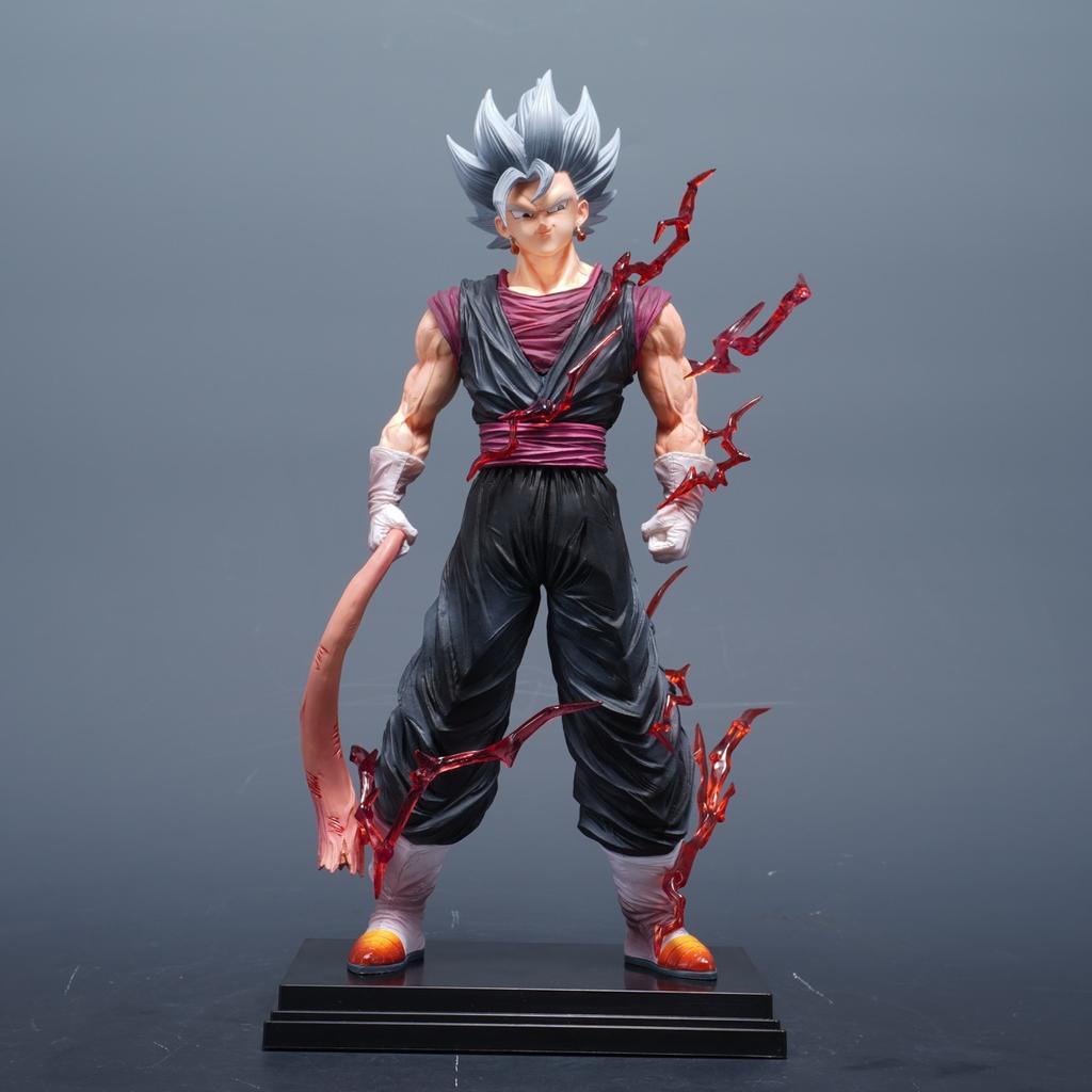 Anime Dragon Ball Z Super Saiyan Vegetto 3 Heads PVC Action Figures Son Goku Vegeta Battle Statue Model Kids Toys Doll Gifts