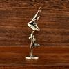 Solid Brass Yoga Headstand Beauty Model Figurines Miniatures Desktop Ornaments Statue Home Decoration Accessories