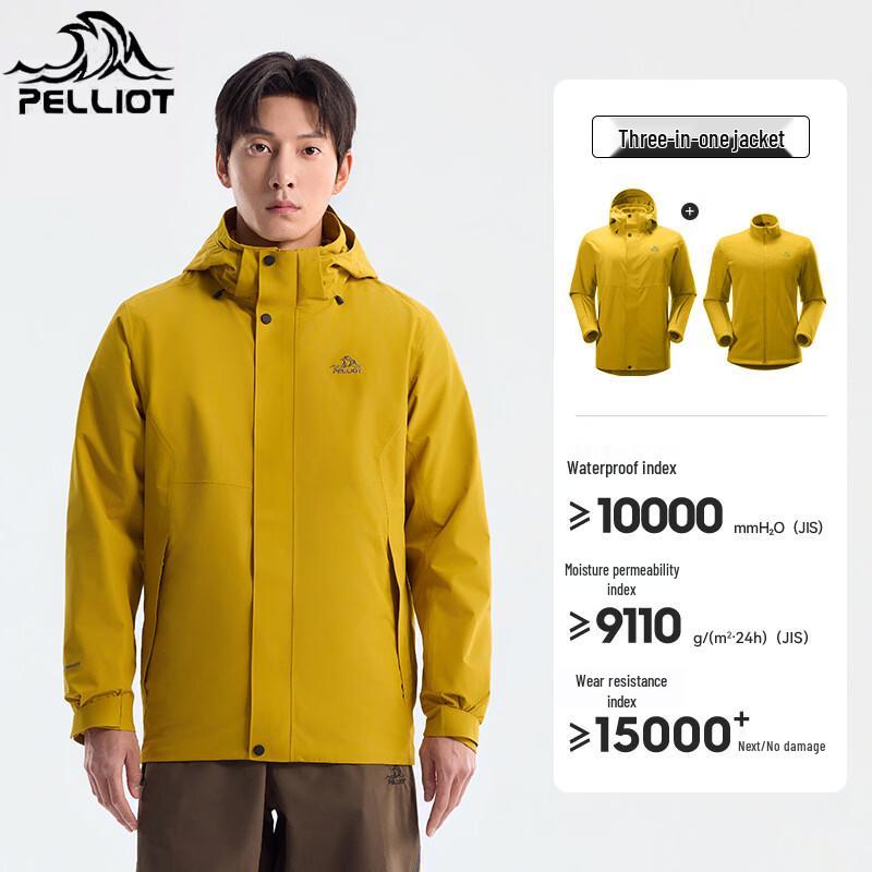 PELLIOT Men's Outdoor 3-in-1 Jacket