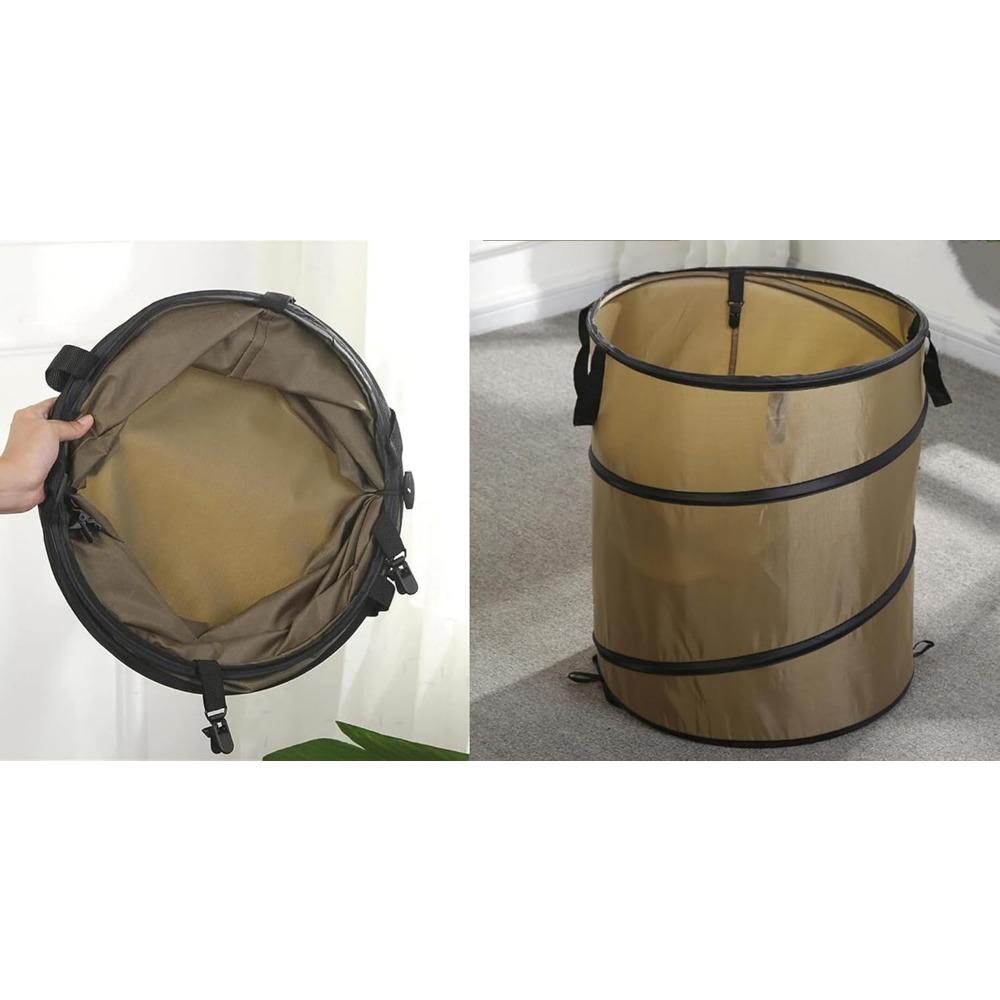 Collapsible Trash Can/Folding Garbage Cans Portable Pop Up Trash Can for Camping Garbage Collapsible Clothes Toys Recycle Bin