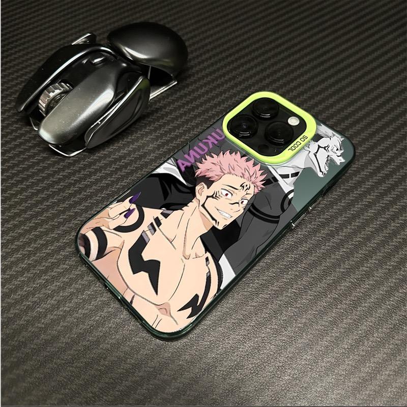 Hot Sale Anime Characters Colored Sier Phone Case For Iphone 15 Max 14 13 12 11 X IMD Transparent 16 Pro Shockproof Cover