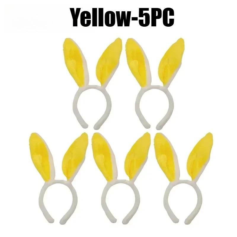 Cute Easter Bunny Ears Headband Women Fluffy Plush Hair Band Girl Rabbit Ear Headpiece Cosplay Costume Accessory For Party Gifts