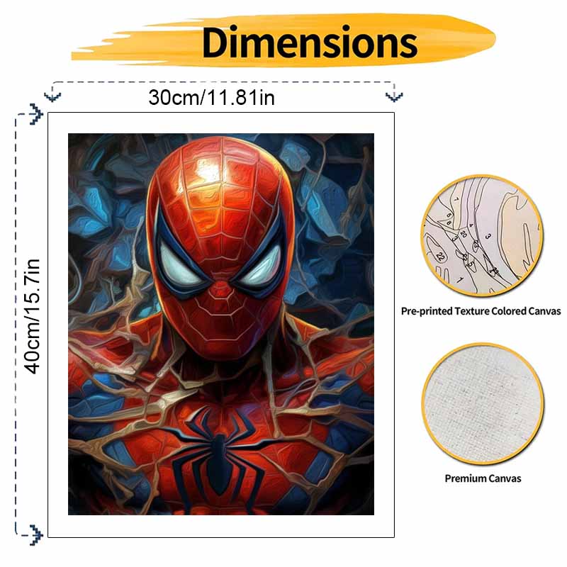 Disney Oil Painting Painting Art SpiderMan Hobby Cultivating Gifts Home Decoration