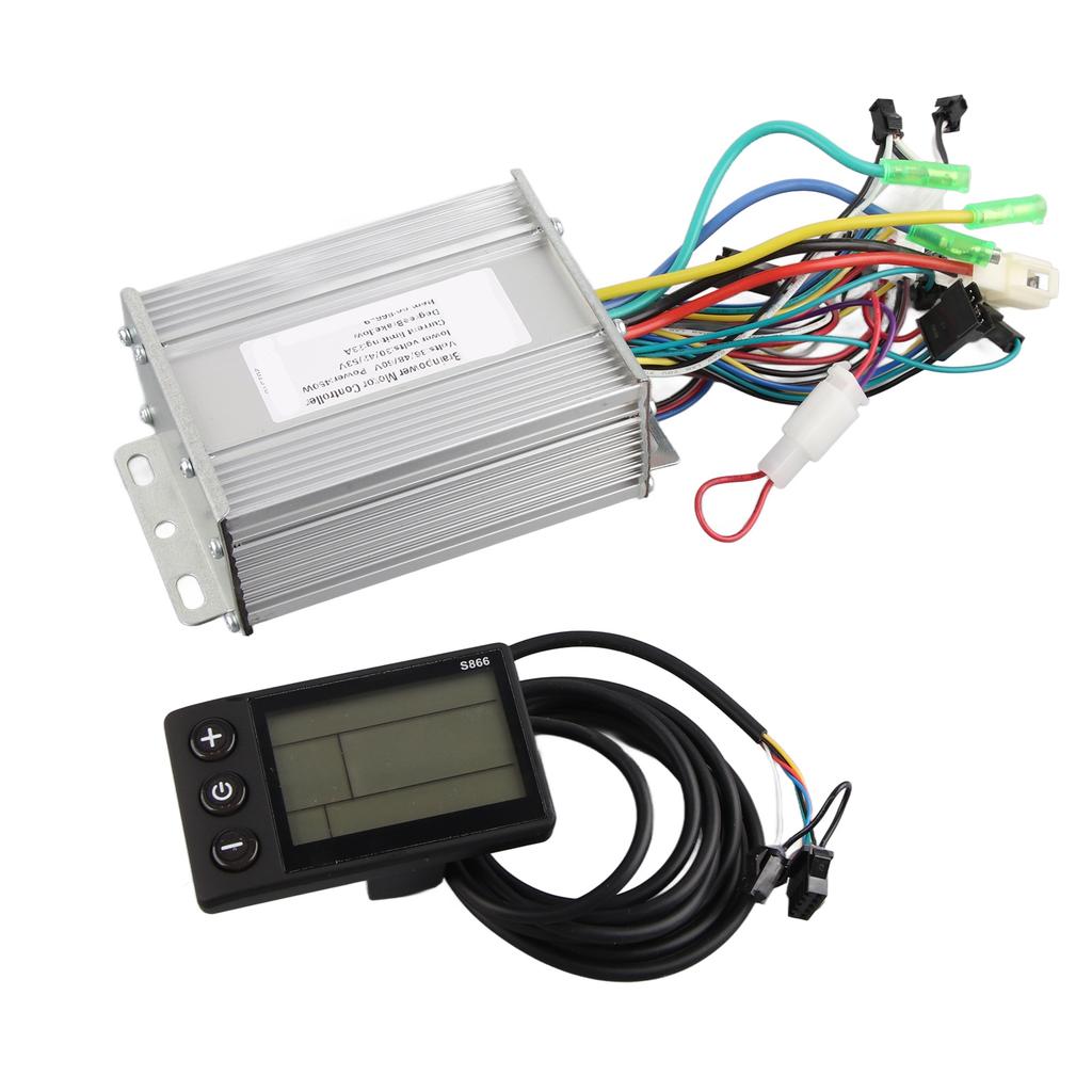 Brushless Motor Controller Aluminum Alloy Notch Shell Heat Dissipation Electric Intelligent Controller with LCD Display