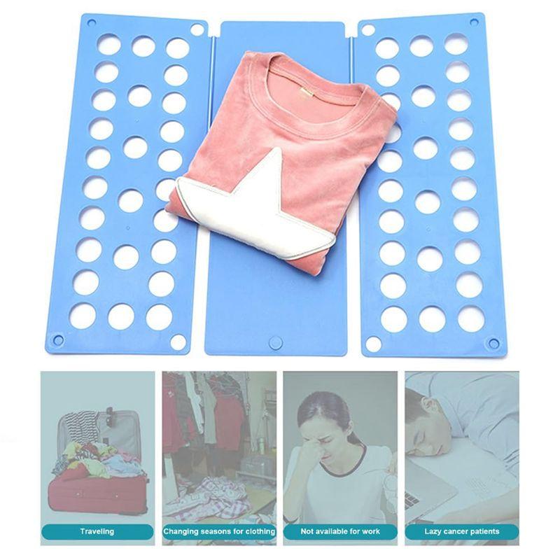 A84X-Shirt Folding Board,Durable Space Saving Clothes Folder,Shirt Folding Auxiliary Board Clothes