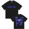 Zangeres Aitana Cuarto Azul Tour 2025 Print T-shirt Unisex Dames Hip Hop Fans Kleding Korte Mouw T-shirts Tops Puur Katoen T-shirt
