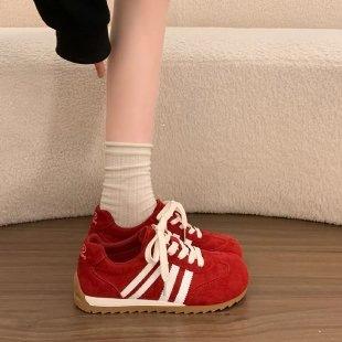 2026 spring and autumn new thick-soled German training shoes women's versatile sports retro casual shoes women's shoes