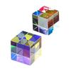 Adjustable Optical Experiment Cube with Crystal Prisms and Mirrors for Scientific Exploration