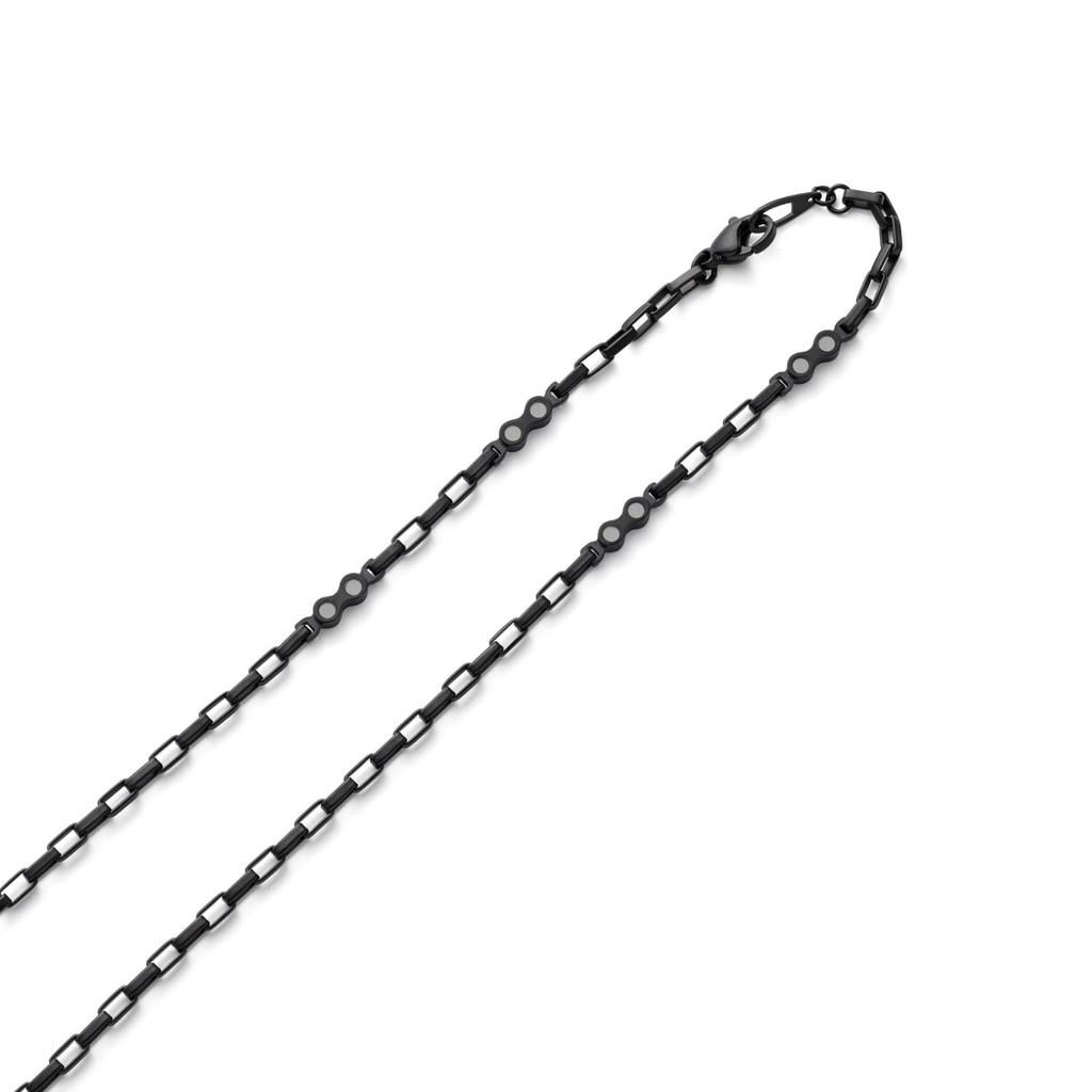 Colantotte Colantotte SPORTS PRO Mag Titanium Necklace Black 51cm RT150-SQ