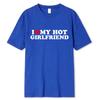 Retro Creative Letter Prints for Men and Women Cropped Sleeves