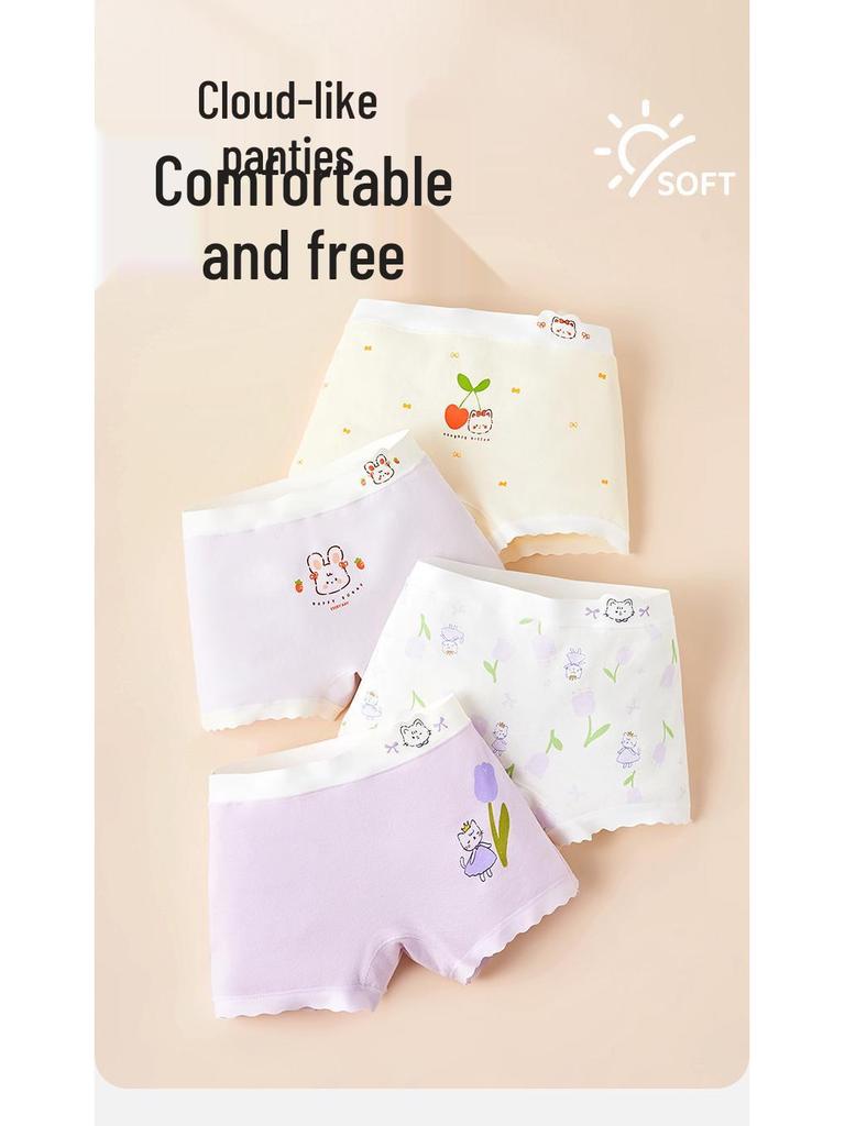 Reine Baumwoll-Boxershorts für Mädchen - Kein Hochrutschen, Ideal für Kinder und Teenager
