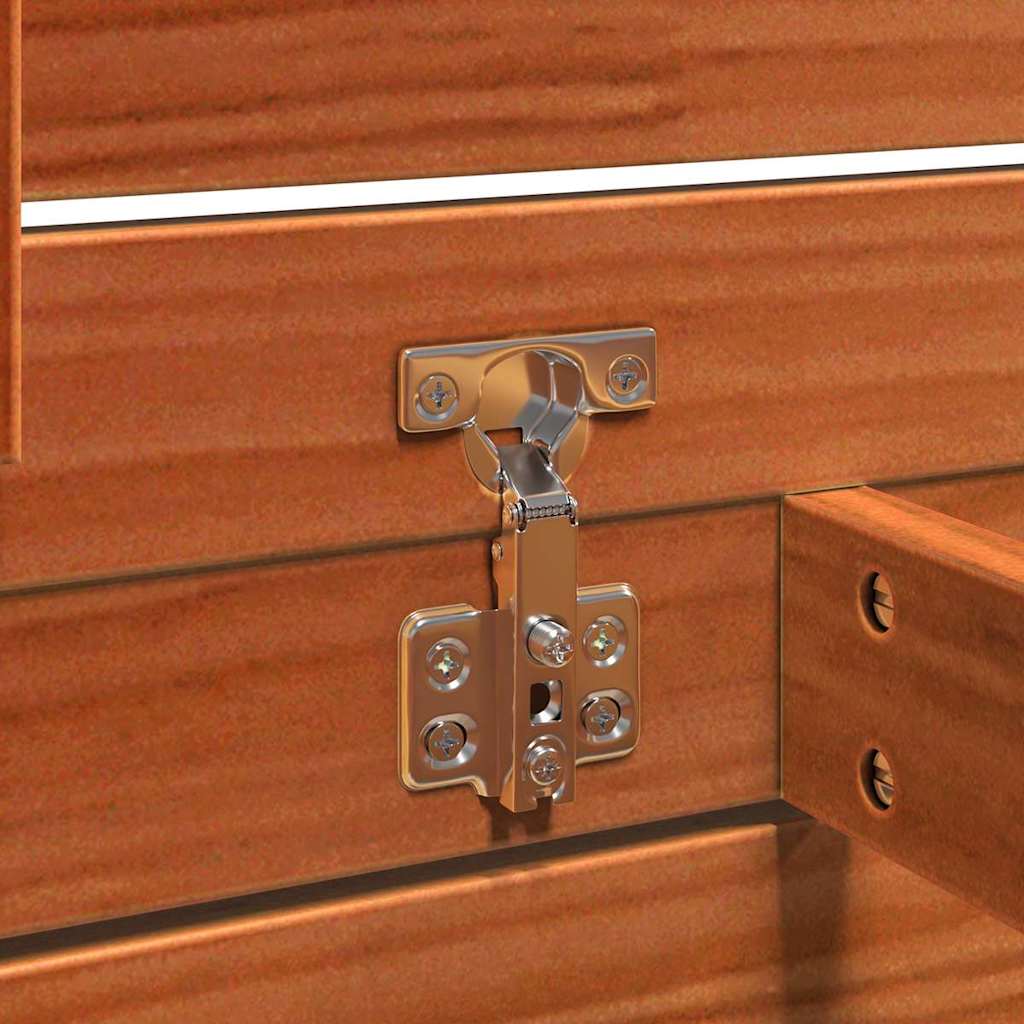 Storage Box Wax Brown 101 X 50.5 X 46.5 Cm Particleboard
