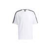 Loose Fit Sports Tee With Three Stripes Men Tops White GN0811